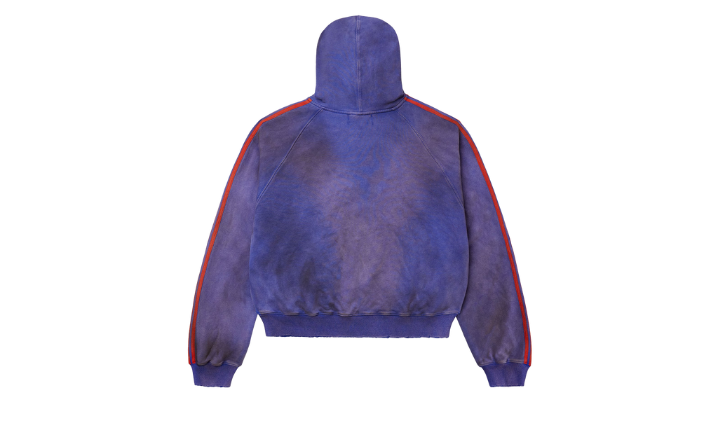 Twisted 6 Stripe Bee Hoodie Blue / Red ZJD5BSW7