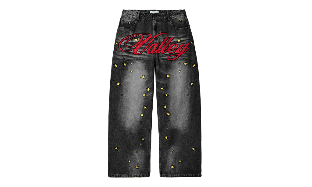 Cosmo Denim Pants Black VAL100