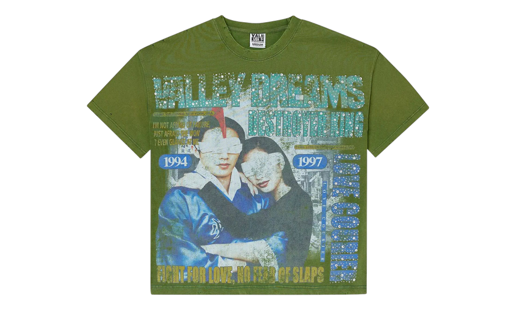 Robot Bling T-Shirt Green VALE 06 002 GRBT GN