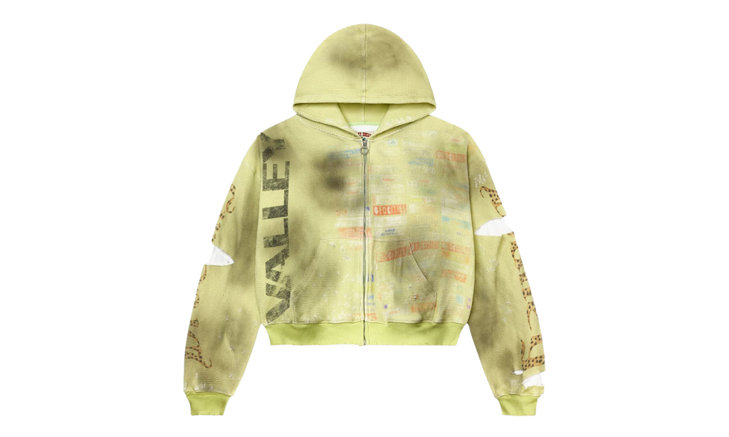 Glitch Zip Up Jacket Hack Green VAL56