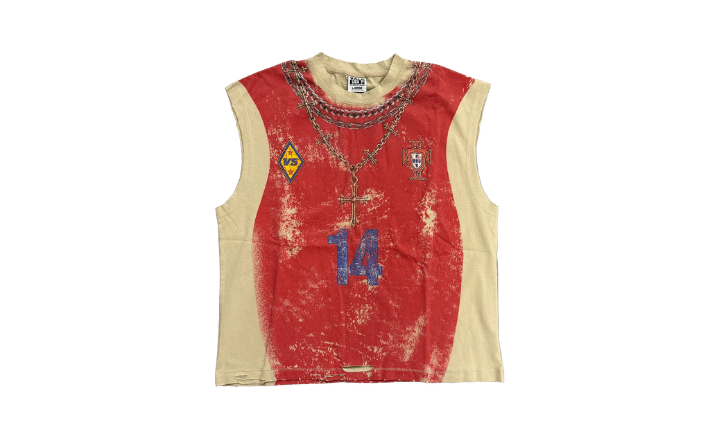 Muscle Sleeveless T-Shirt Red EDHCMBSF