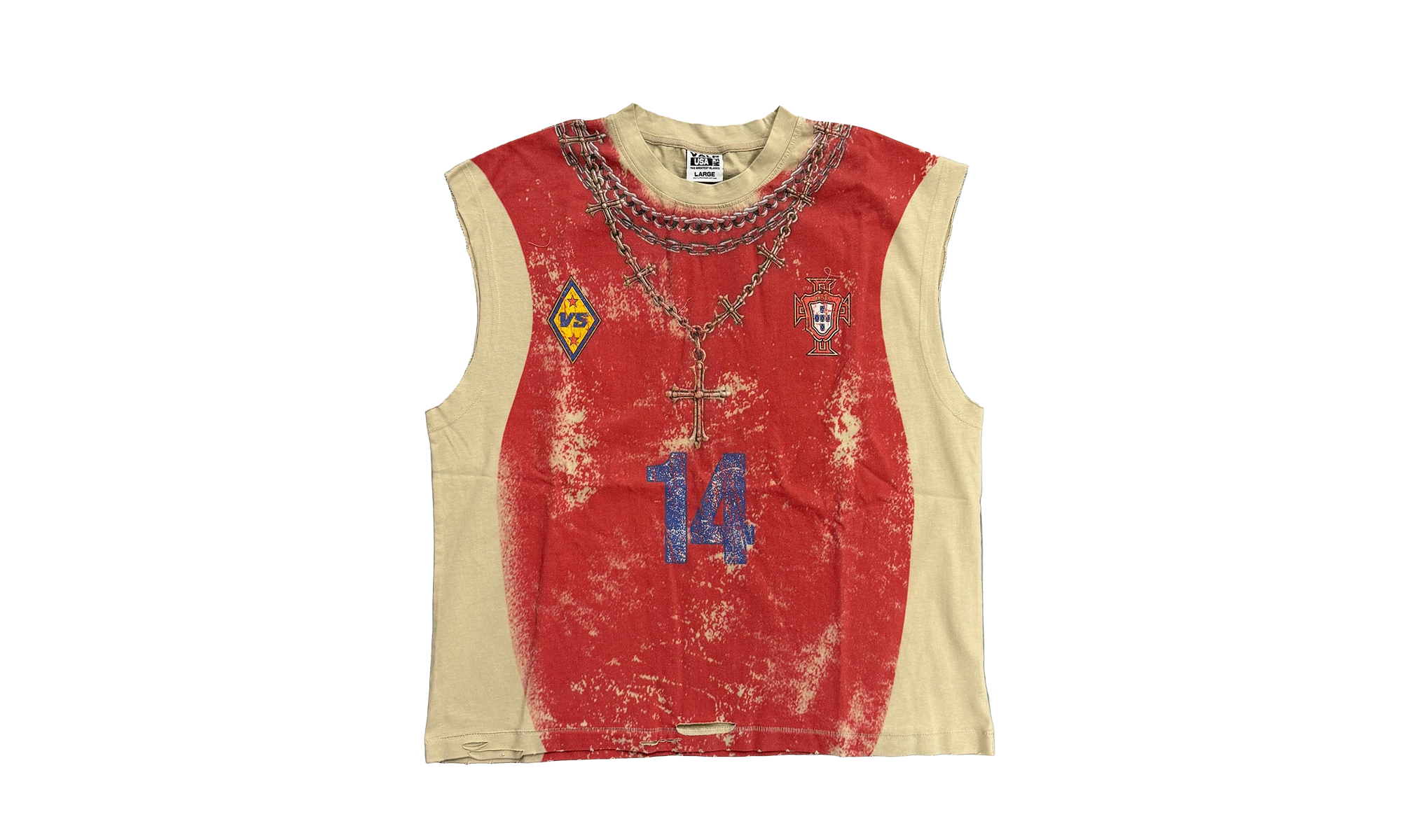 Muscle Sleeveless T-Shirt Red EDHCMBSF