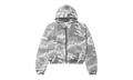 Crystal Camo Work Zip Up Jacket Grey 10076925