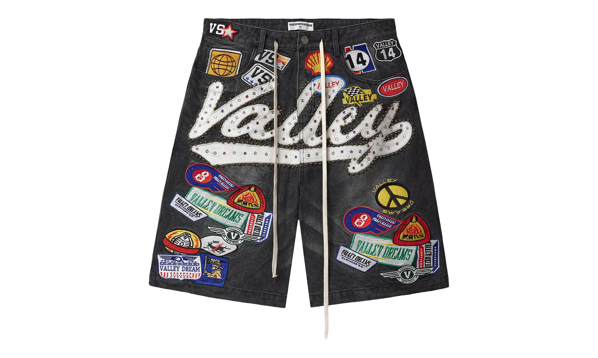 1980s Jorts Black Wash VALE 07 012 BSJ BK