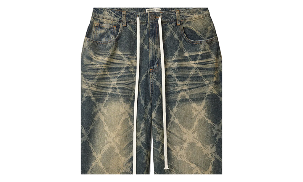 Ironwork Denim Pants Stone Washed VAL98