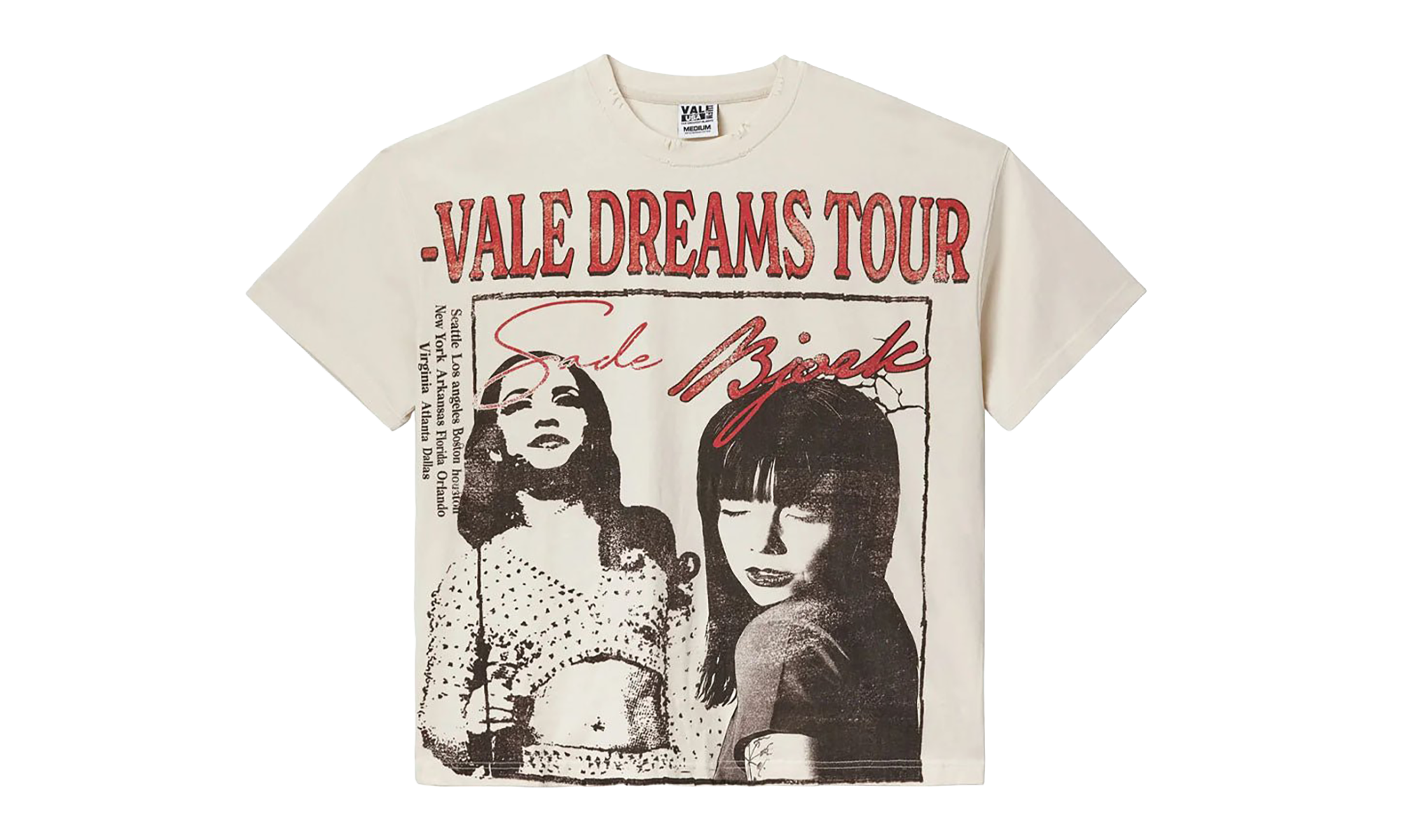 Valley Tour Creme Tee Cream' VAL93