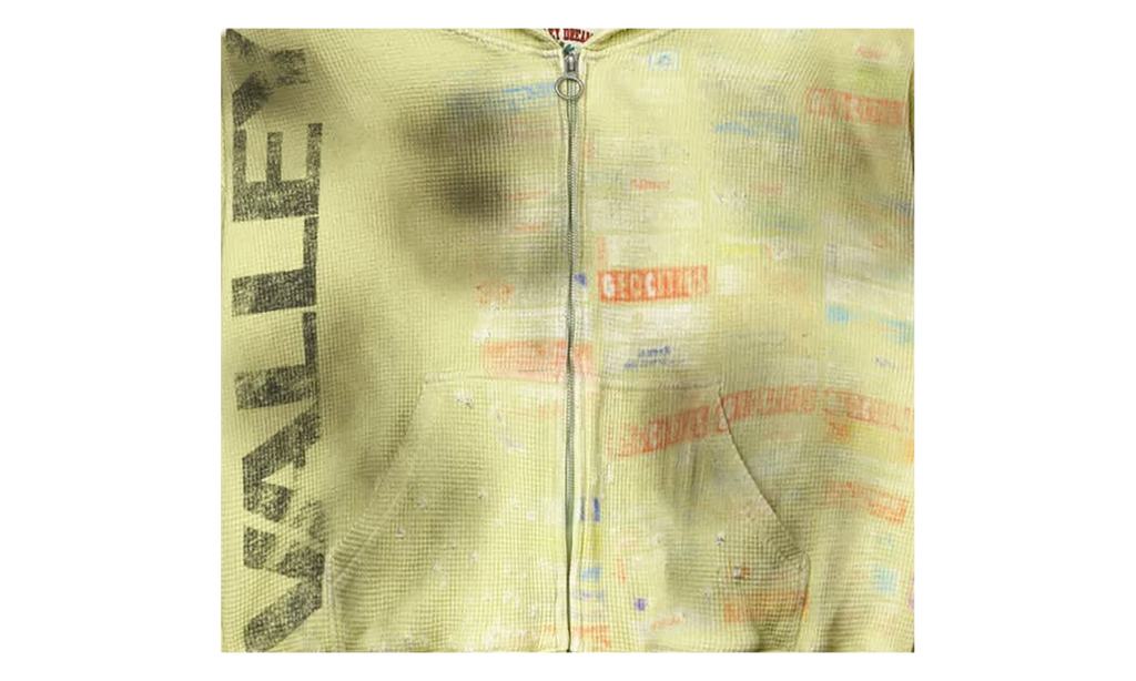 Glitch Zip Up Jacket Hack Green VAL56