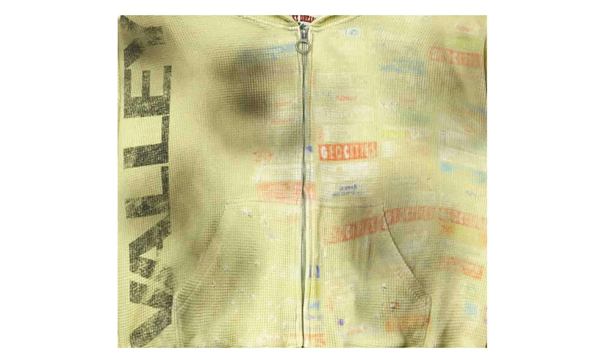 Glitch Zip Up Jacket Hack Green VAL56