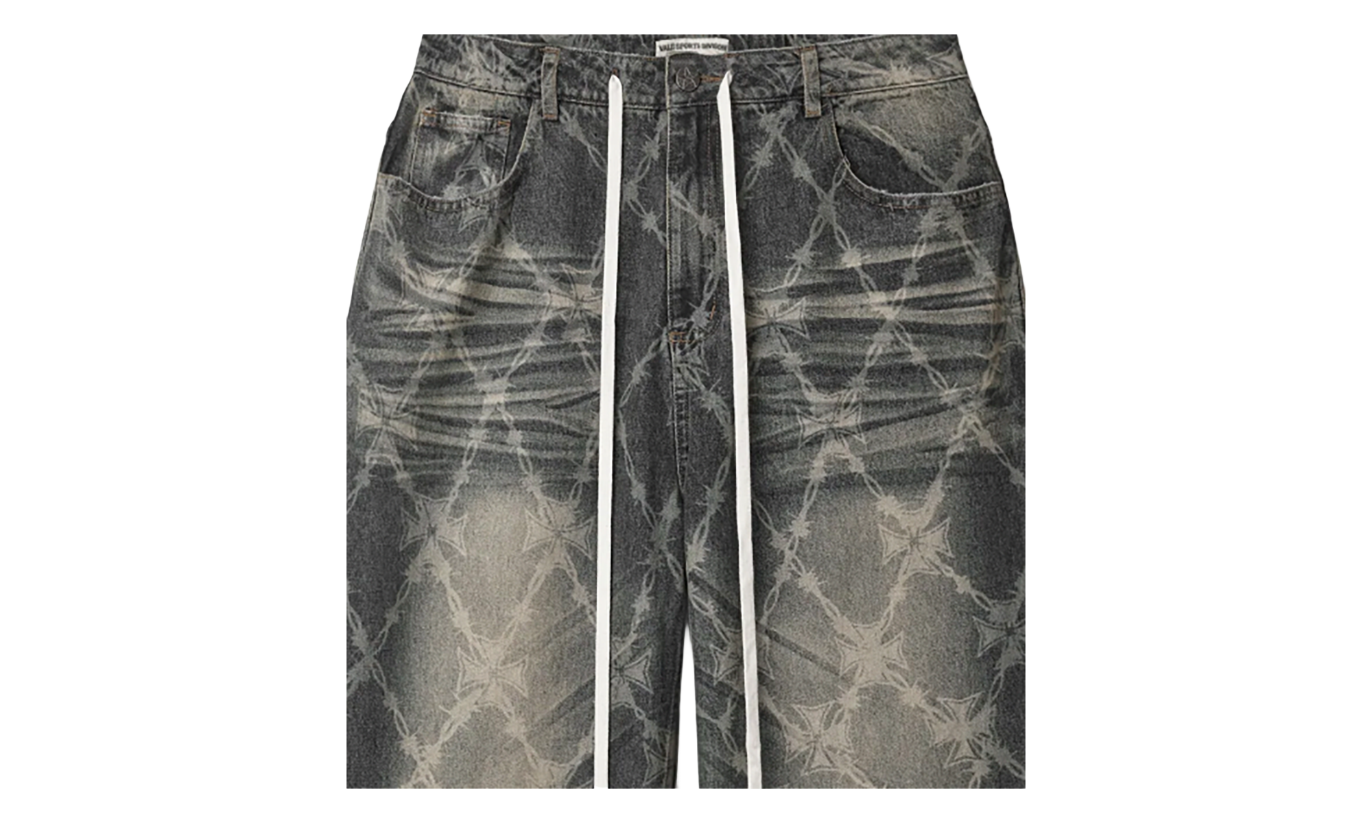 Ironwork Denim Pants Black VAL99