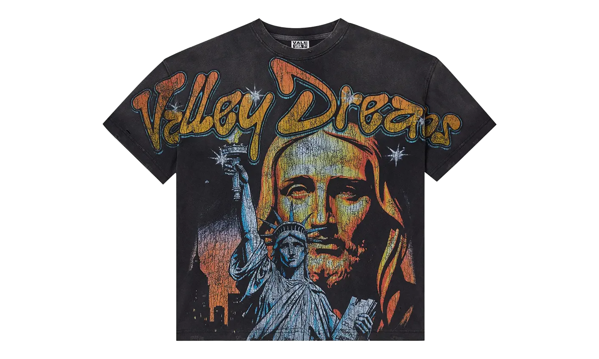 Gods City T-Shirt Black VALE 04 002 GCT BK