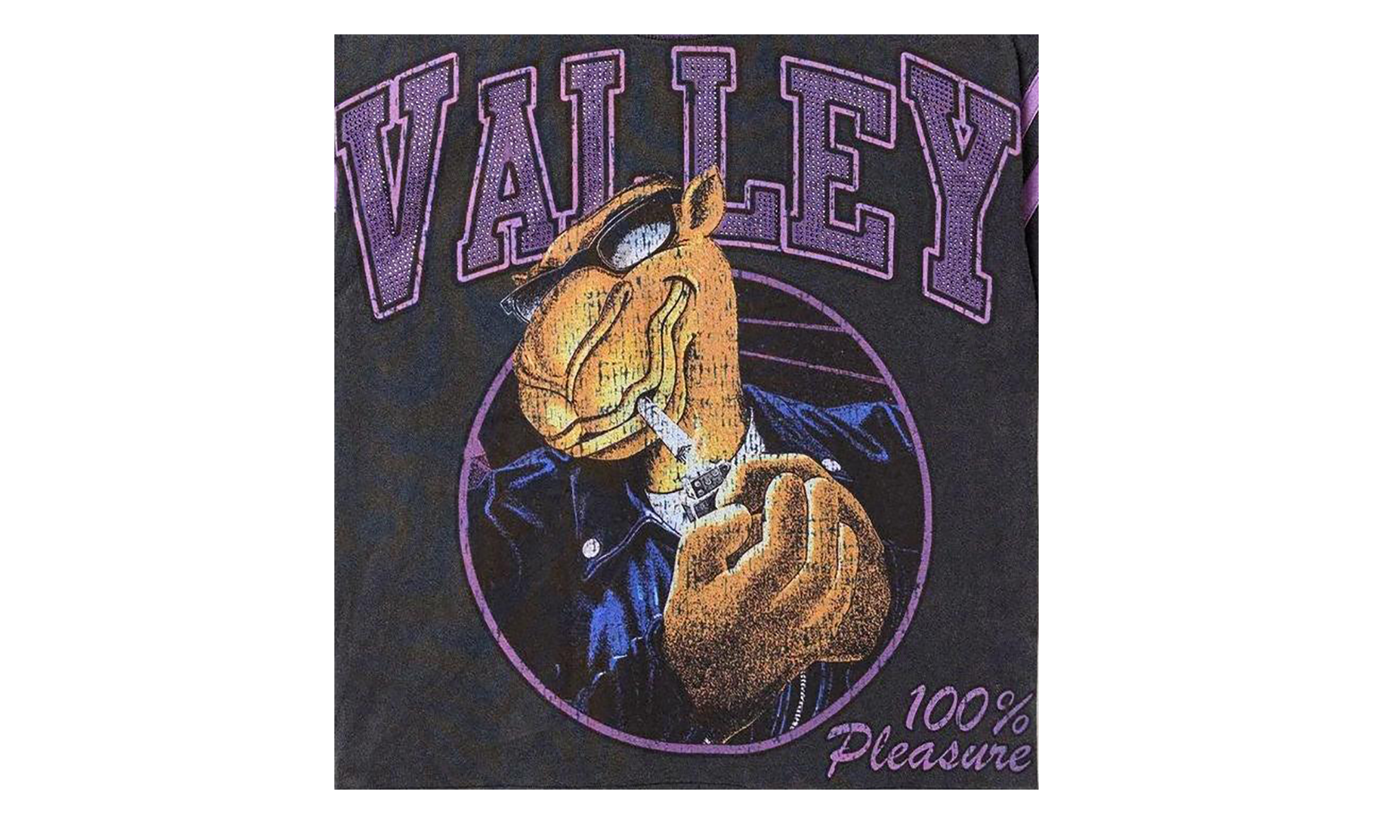 Vale Forever T-Shirt Purple Rays Bling VAL59