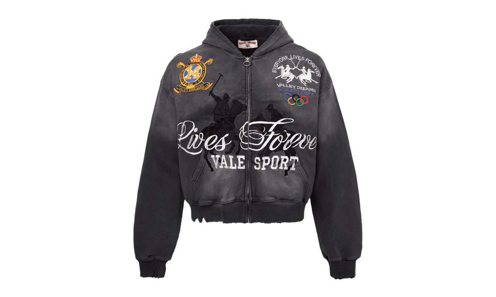 Black Rock Zip-Up Hoodie Black VAL181