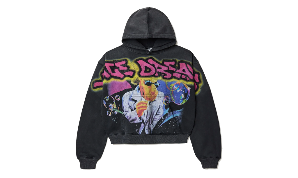 Camel Big Bling Hoodie Black VAL150