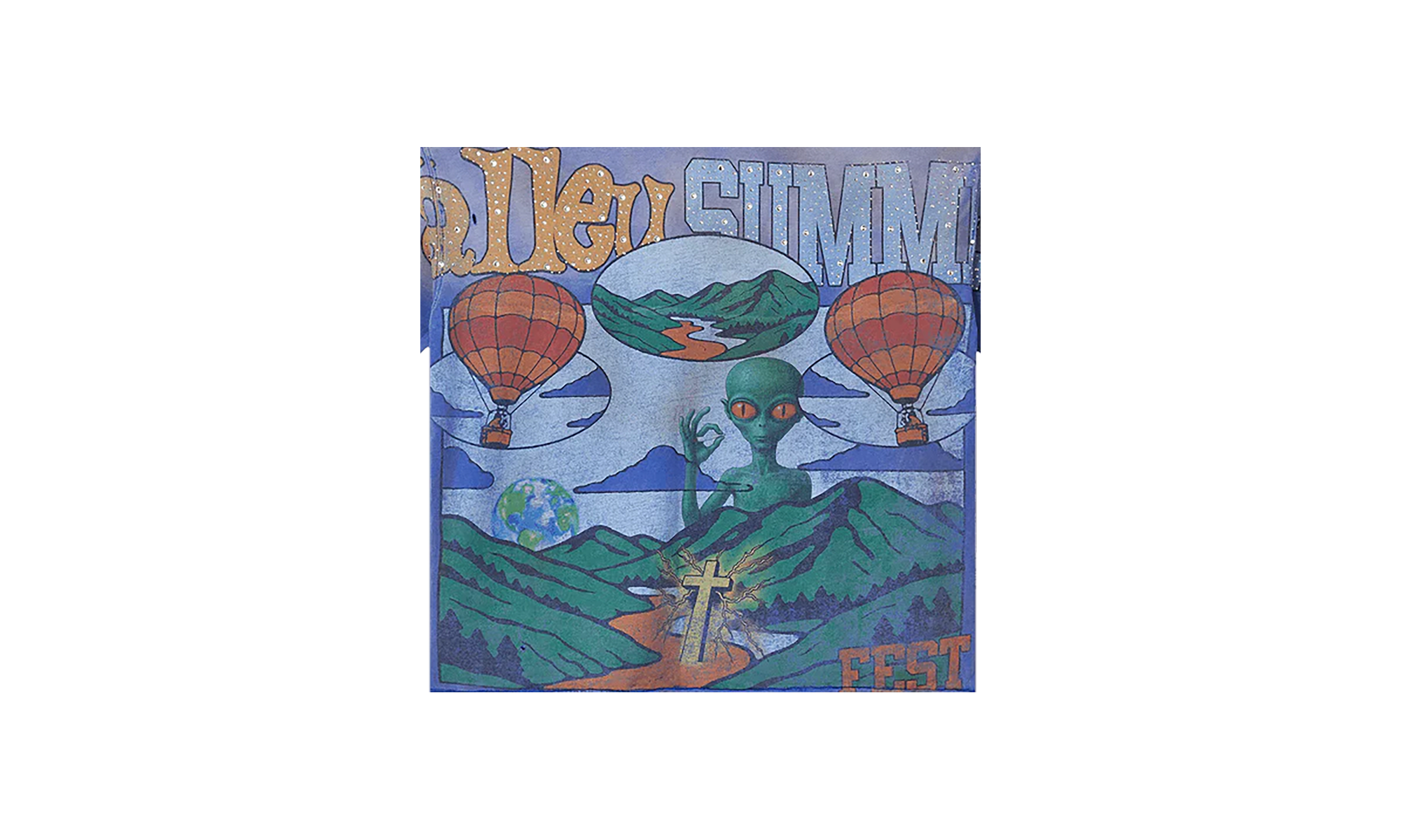 Summer Slam Tee Blue VALE 07 002 SST BL
