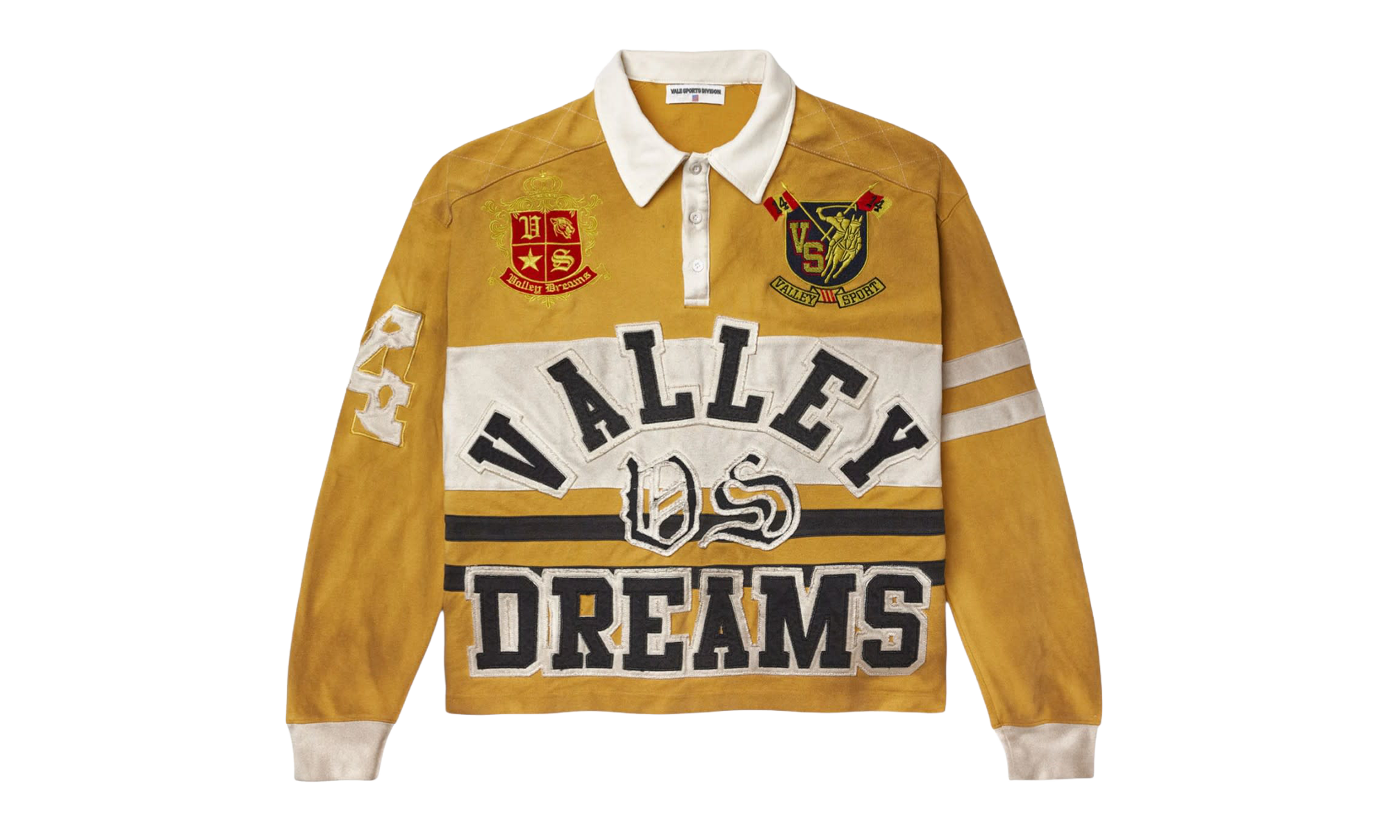 Dreams Rugby Sweatshirt Mustard VAL53