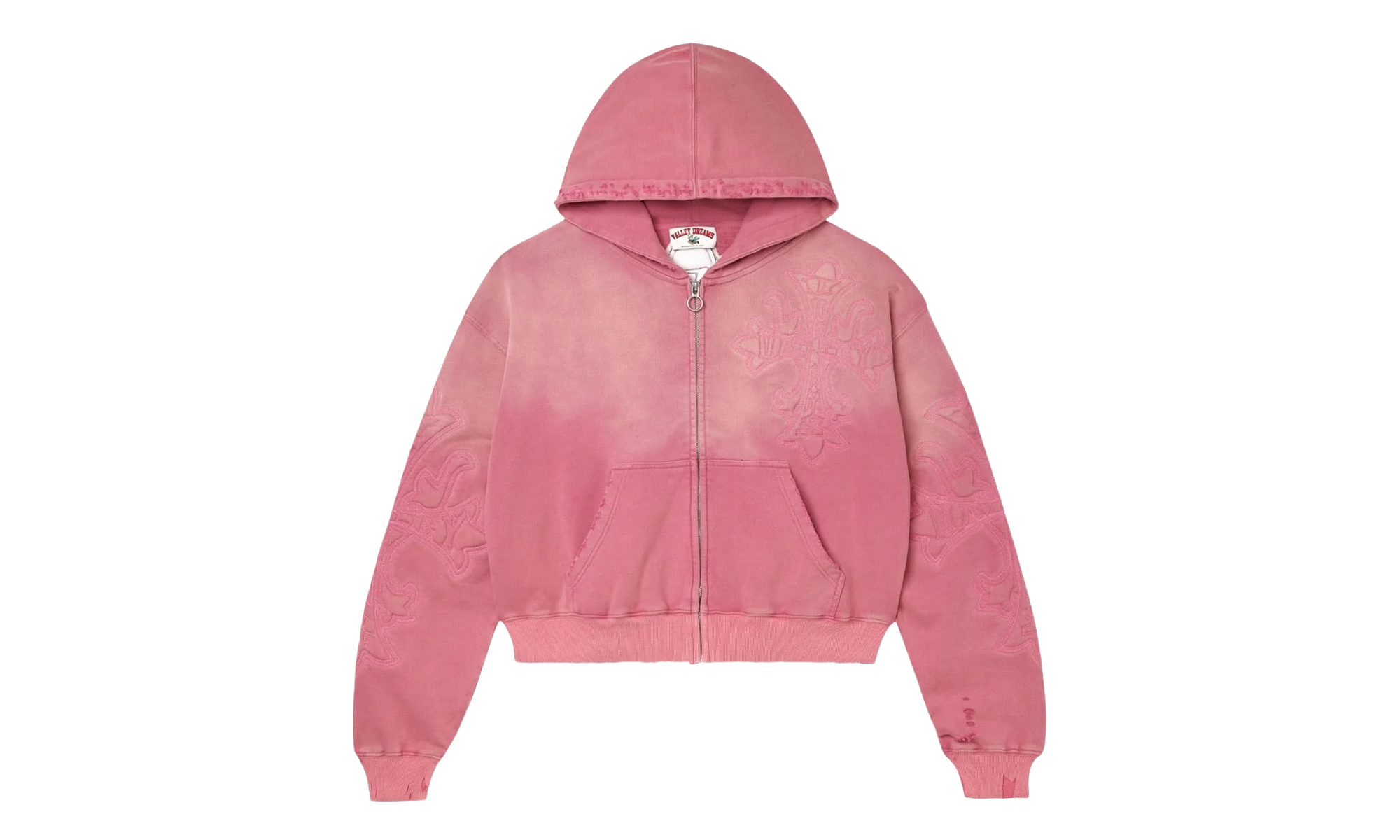 Carver Zip Up Hoodie Pink VALE 12 007 VFCZURP PK