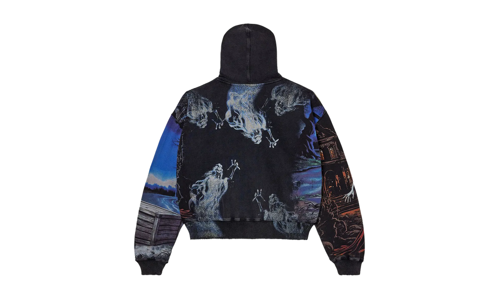 Ether Zip Up Hoodie Black VALE 10 007 EZU BK