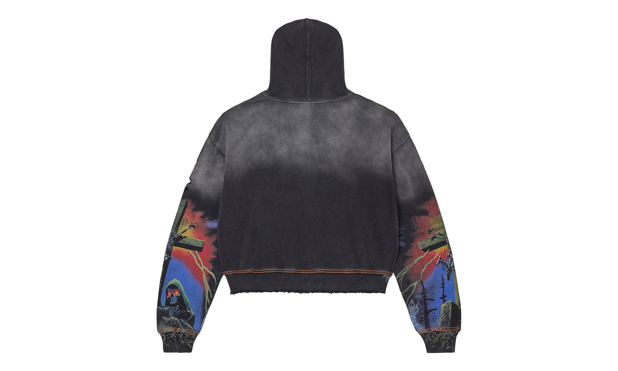 Damned Big Zip Up Hoodie Black VALE 11 007 VFDBZUB BK