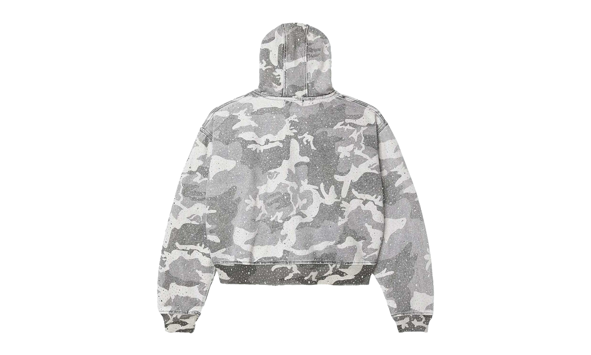 Crystal Camo Work Zip Up Jacket Grey 10076925