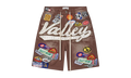 DIV Jeweled Valley Denim Shorts Red Wash 4V0AIEDF