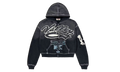 Religion Zip-Up Hoodie Black VAL156