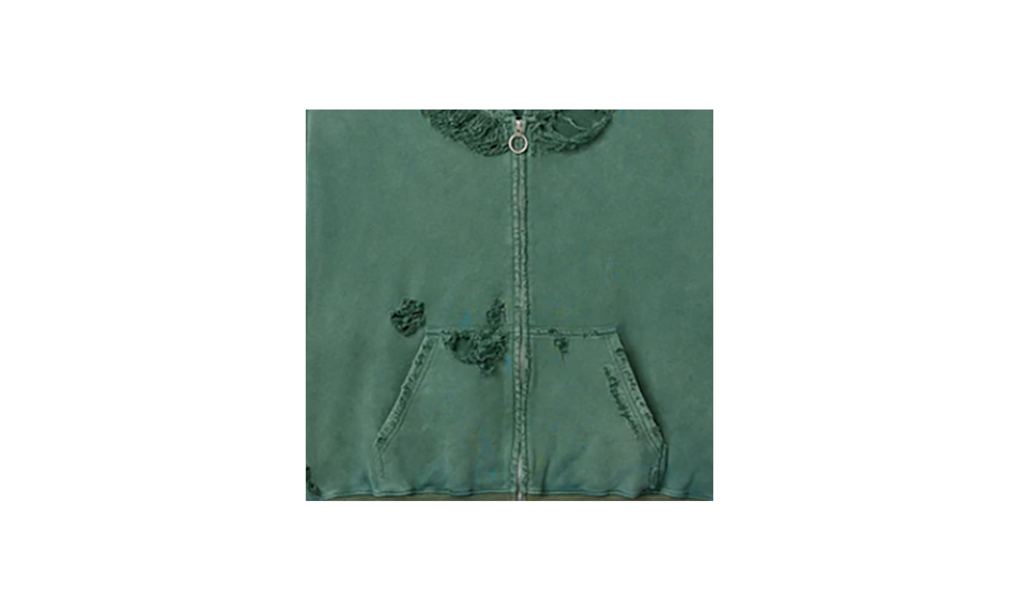 Destroyer Zip Up Hoodie Pine VAL15