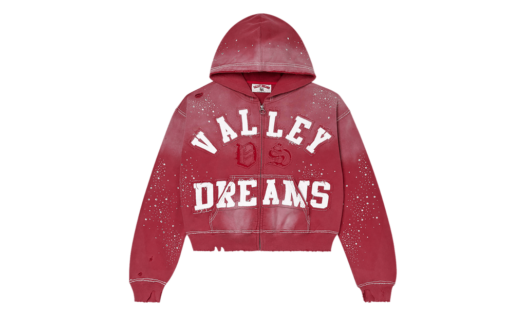 Classico Zip Up Hoodie Ruby 11451 10004VFCZUH RUBY