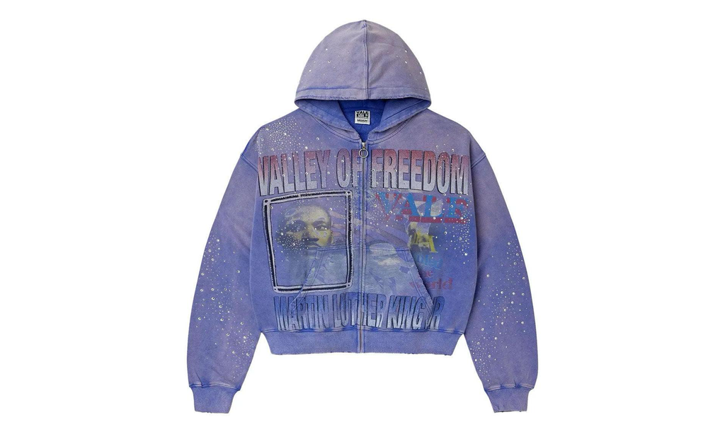 Freedom Zip Up Hoodie Blue 10066119