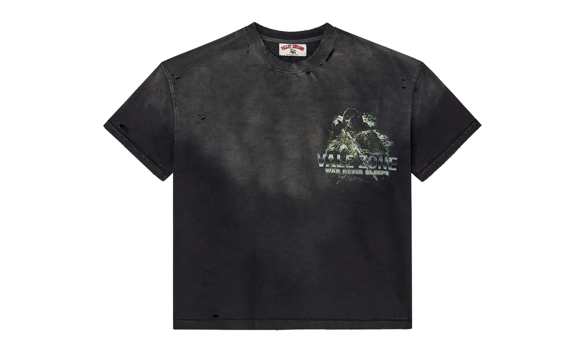 Vale Zone Tee Black VAL184